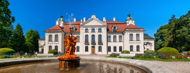 Zamoyski Palace in Kozlowka, Lublin Voivodeship, Poland