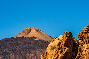 Paisaje en el Parque Nacional del Teide, Tenerife.