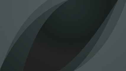 Black abstract gradient background wallpaper design vector image with curve line for backdrop or presentation