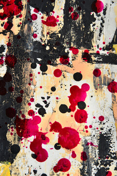colorful abstract painting as background