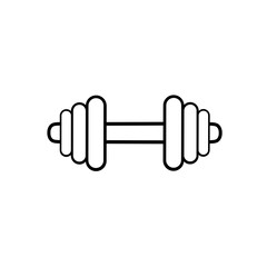 Dumbbell design illustration 