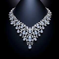 Unveiling the Exquisite Design of a Diamond Necklace, a Timeless Accent for Your Unforgettable Wedding Day