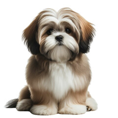 shih tzu puppy isolated
