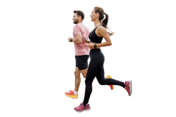 Runners are two people running