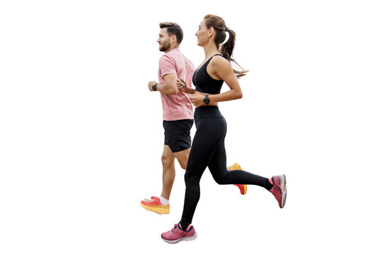 Runners are two people running