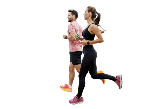 Runners are two people running