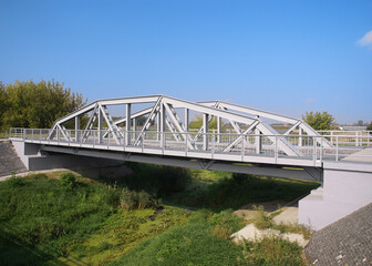 Obraz premium Maurzyce Bridge. Maurzyce, Lodz Voivodeship, Poland