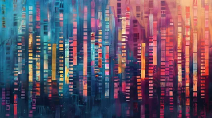 Fotobehang Genome sequencing for personalized medicine © Johnu