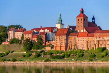 Fototapeta premium The famous Grudziądz Granaries, Kuyavian-Pomeranian Voivodeship, Poland.