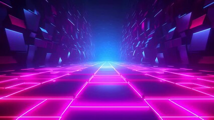 cityscape with space and neon light effect. Modern hi-tech, science, futuristic technology concept. Abstract digital high tech city design for banner background