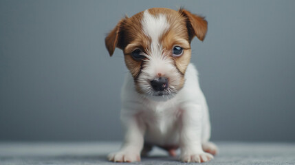 Portrait of a Jack Russell Terrier Puppy