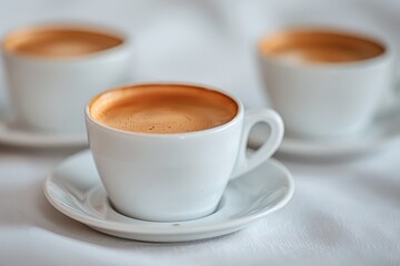 Three Cups of Coffee on a Saucer