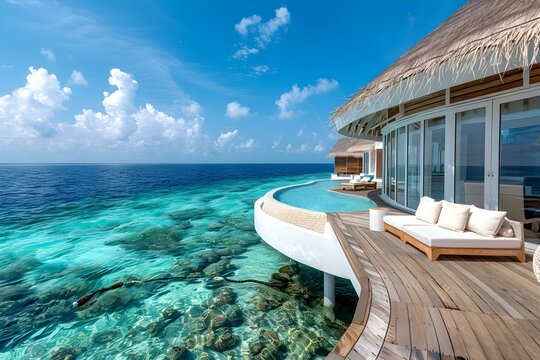 beautiful sea in the maldives. Concept Beach Photoshoot, Tropical Paradise, Crystal Clear Waters, Exotic Location