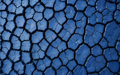 Blue Lava Stone Texture Background in Abstract Form