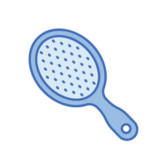 Hair Brush icon vector stock illustration