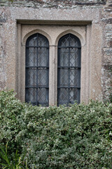 Fototapeta na wymiar A window in a Tudor Manor House