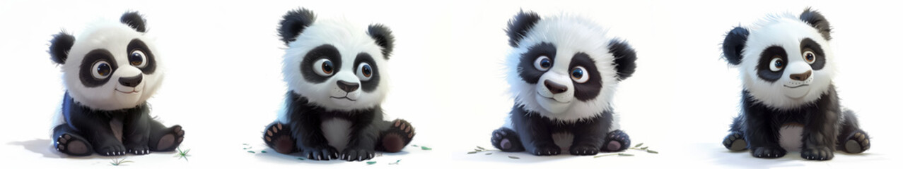 Obraz premium Cute Panda