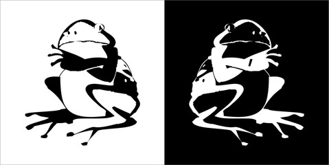 Obraz premium Illustration vector graphics of AnimalComedian icon