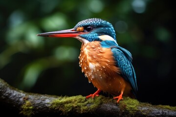 kingfisher on the branch,Colorful Kingfisher ,Kingfisher On Perch