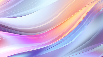 Obraz premium Fond texturé, flux de couleurs. Arc-en-ciel, coloré, irisé. Couleurs dégradés rose, violet et bleu. Argenté, holographique. Fond pour conception et création graphique.
