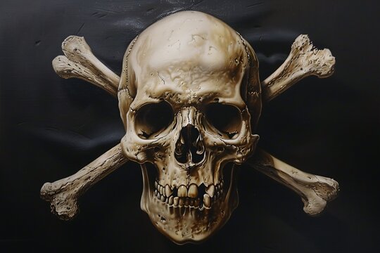 Golden Pirate Skull A Treasure of Artistic Expression Generative AI