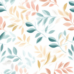 Fototapeta premium seamless pattern with flowers