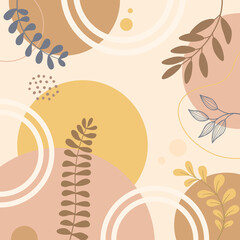 abstract backgrounds for design. Colorful banners with autumn leaves.