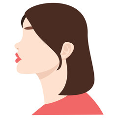 Woman Head Illustration
