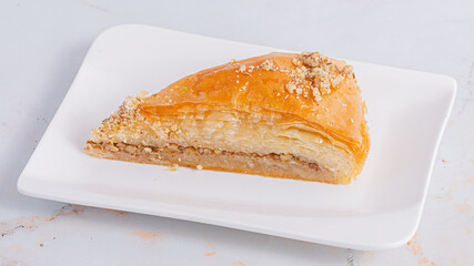 Baklava isolated on white