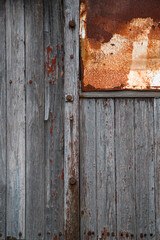 old rusty door