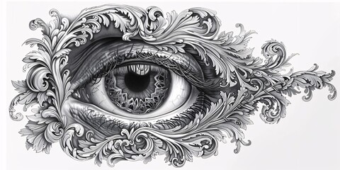 Eye of the Month A Tattoo-Inspired Eye Artwork Generative AI