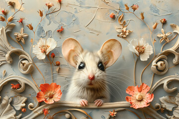Mysz fantasy - obrazy, fototapety, plakaty