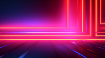 Background of pink and blue glow neon light. Cyber, Futuristic  Technology ,