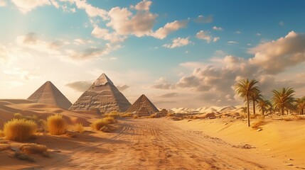 Fototapeta na wymiar beautiful hd Egypt 4k background
