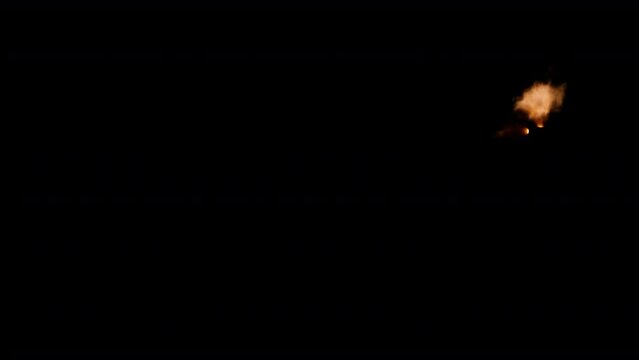 Realistic Muzzle flashes straight fire montage with smoke effect. Automatic fire Realistic gun shot muzzle flashes set with Isolated on black background Alpha