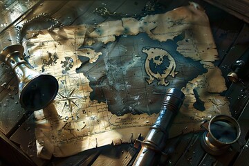 Pirate Map Generative AI