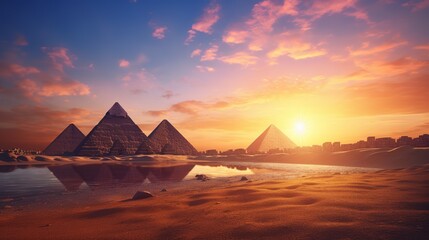 beautiful hd Egypt 4k background - obrazy, fototapety, plakaty