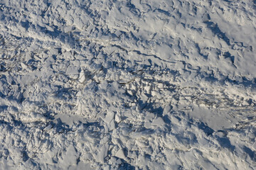 winter landscape snow ice sun