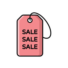 Sale Tag icon vector stock illustration