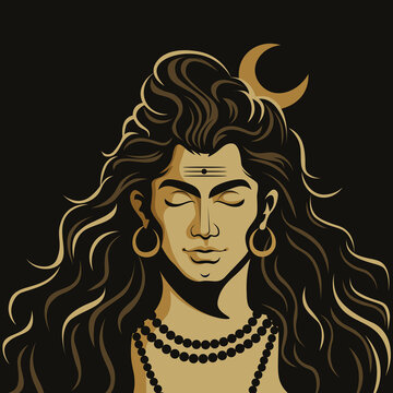 Mahadev Vector Art, Lord Shiva Vector Art and Illustration, Mahadev Digital Art
