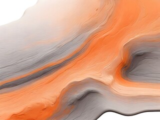 orange, grey, grainy noisy gradient color on a white background Generative AI