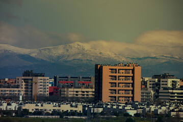 Vista de la ciudad de M&oacute;stoles en Madrid 