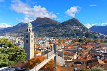 Obraz premium Lugano, Switzerland