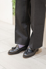 businessman walking on the street