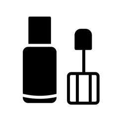 Beauty Gloss Lip Glyph Icon