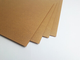 cardboard sheets stacked together to form a pattern