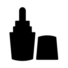 Obraz premium Beauty Lipstick Makeup Glyph Icon