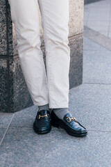 person walking on the street