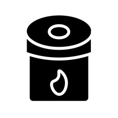Fuel Liquid Drop Glyph Icon