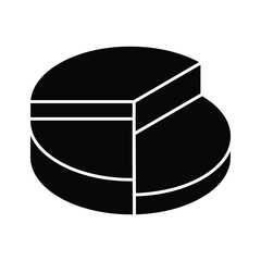 Grab this carefully crafted icon of Pie Graph, business analysis vector